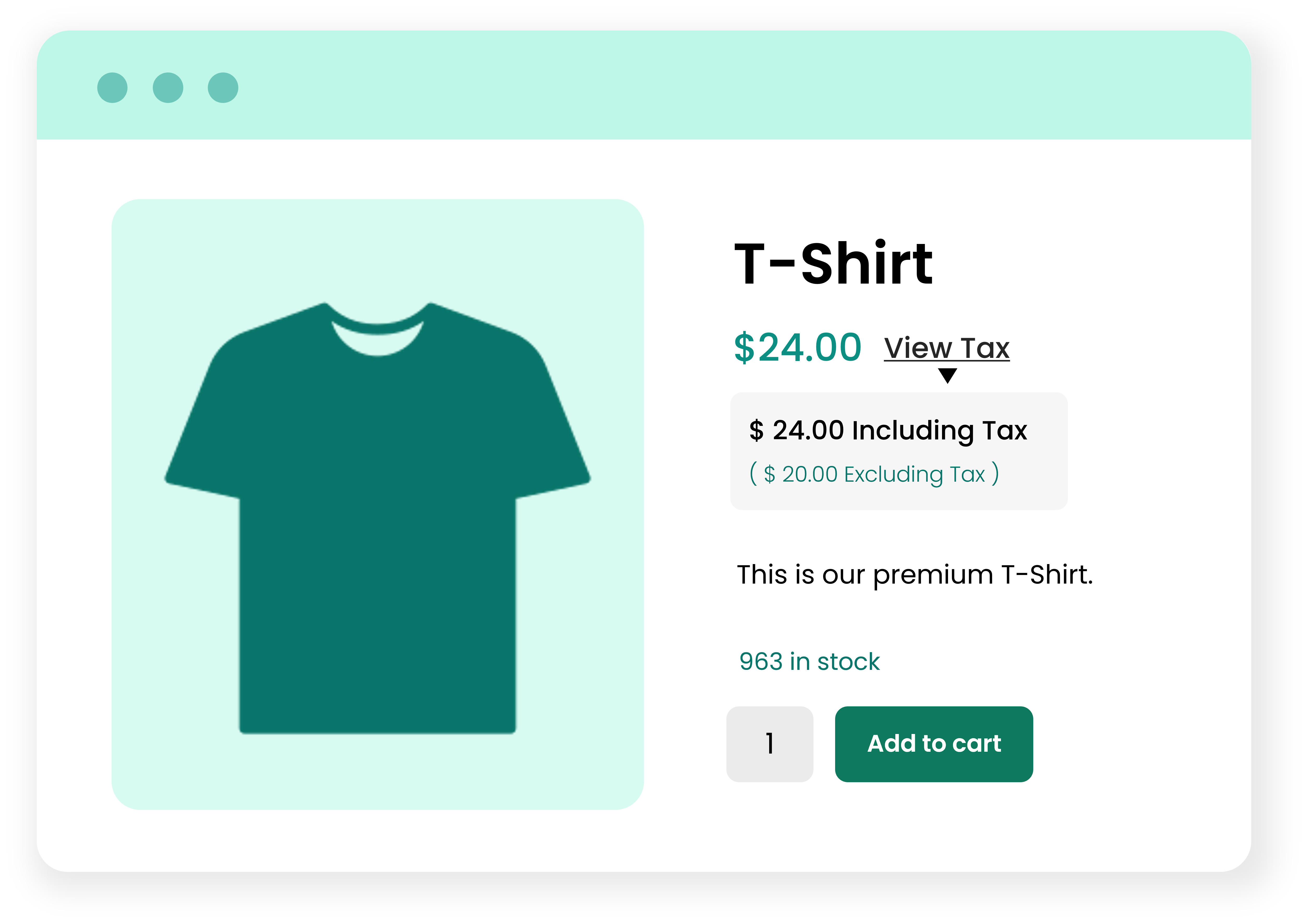 Price Display Including/Excluding Tax