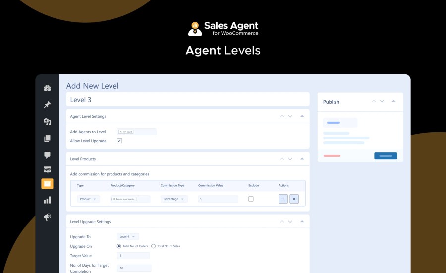 Sales Agent Levels