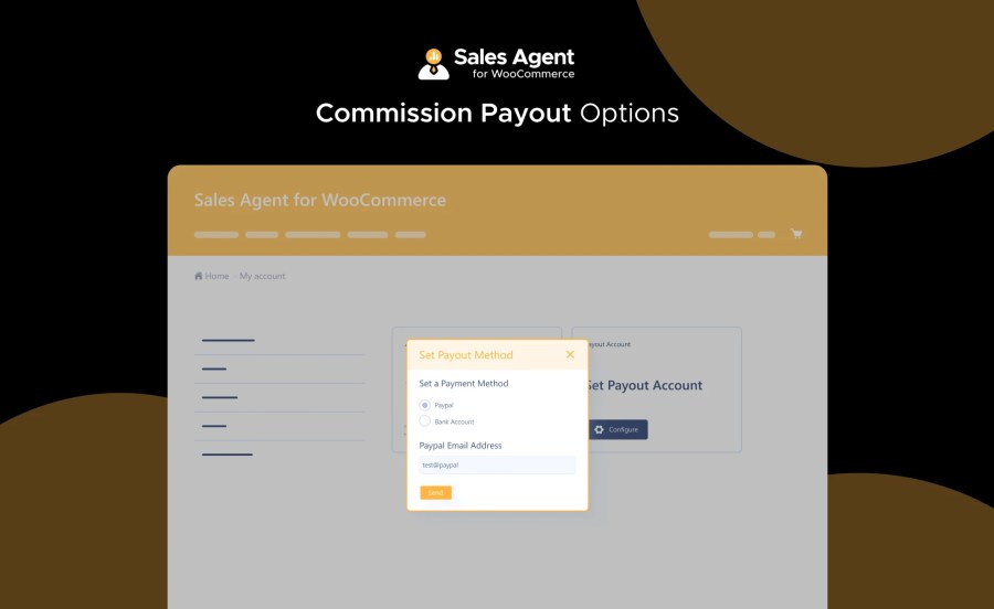 Commission Payout Options Feature