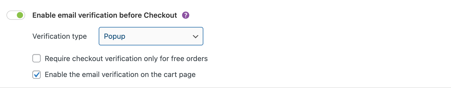 Customer Email Verification for WooCommerce - WooCommerce