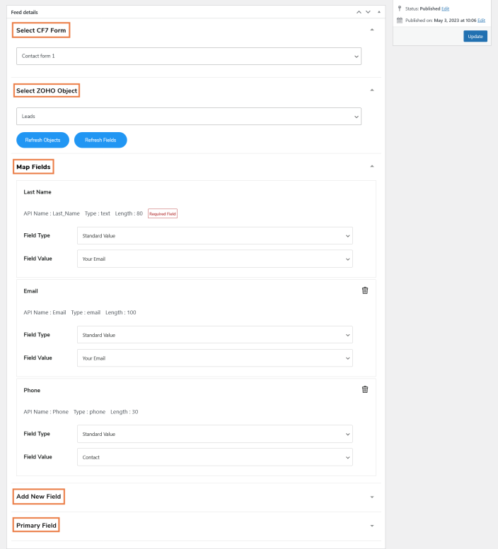 form-fields-maping