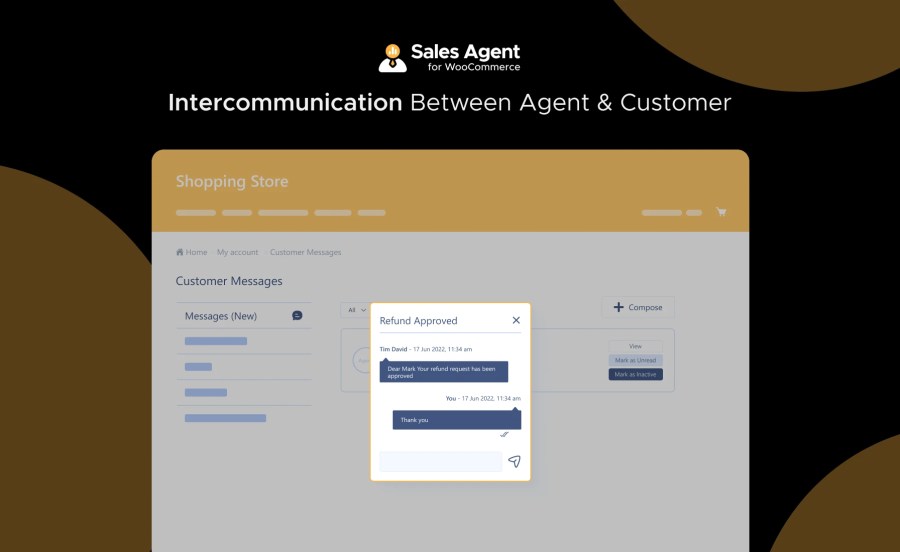 Instant Messaging Between Agent & Customer