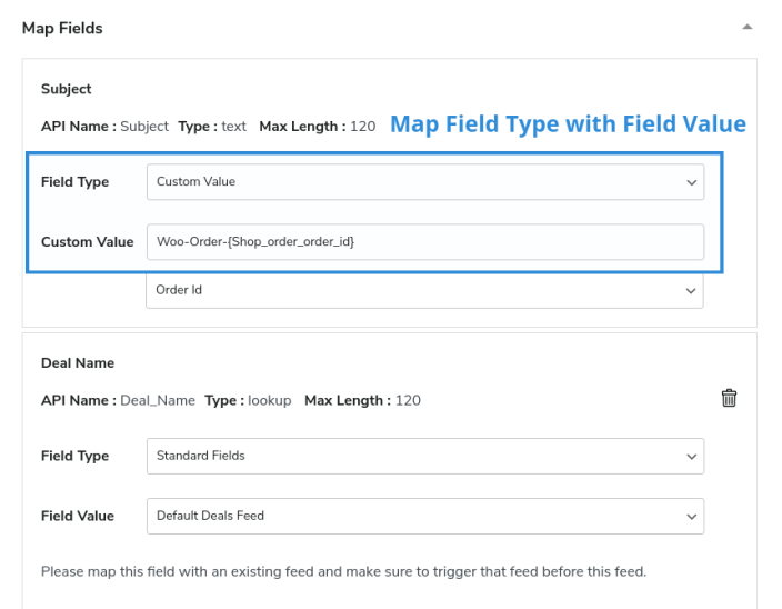 map field