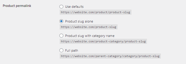 Remove /producto/base from URL in WooCommerce