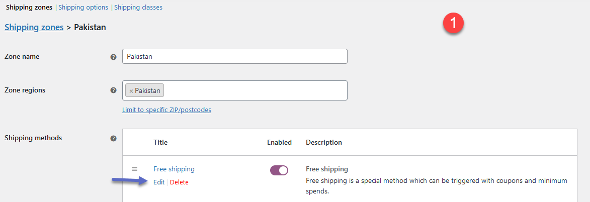 WooCommerce free shipping bar