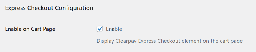 Clearpay Documentation - WooCommerce