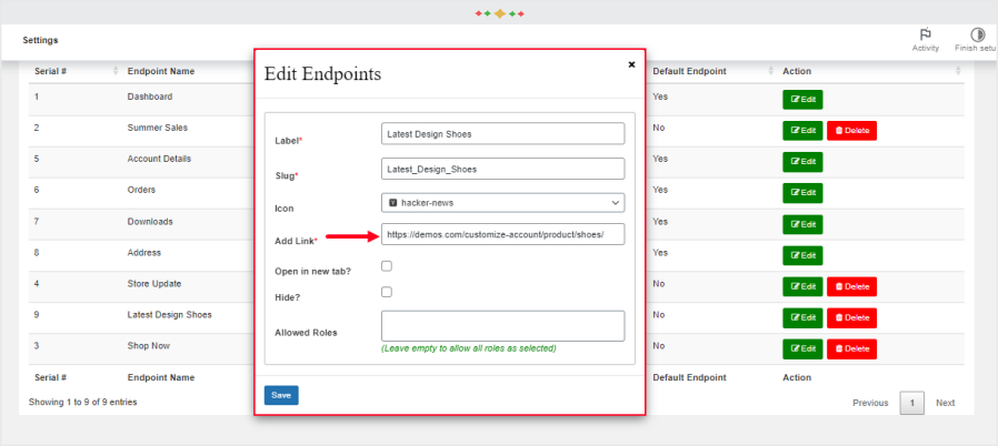 woocommerce user account dashboard plugin