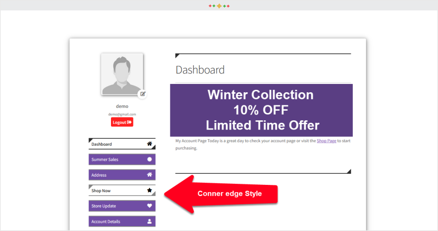 woocommerce user account dashboard plugin