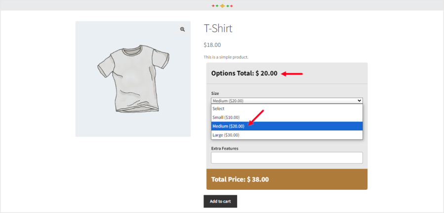 WooCommerce extra product options plugin