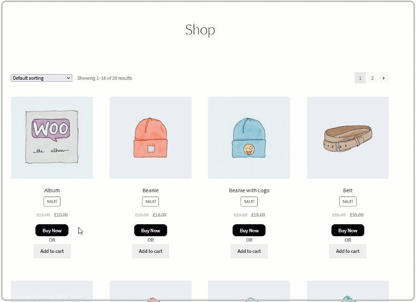WooCommerce direct checkout