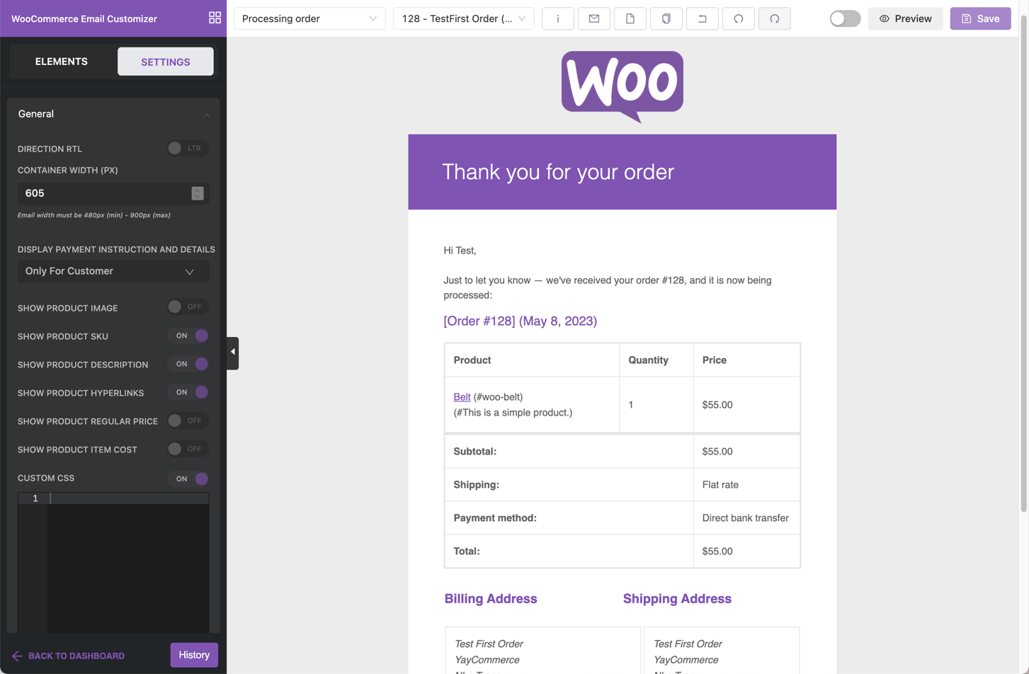 Email Customizer for WooCommerce Documentation - WooCommerce