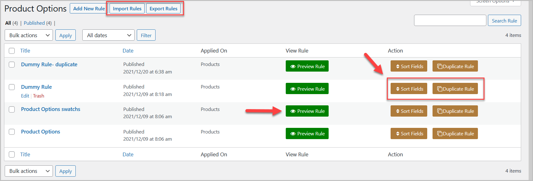 WooCommerce extra product options plugin