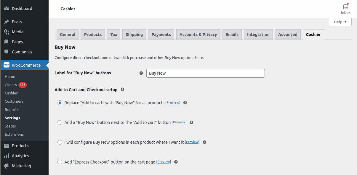 Enable direct checkout for your entire WooCommerce store