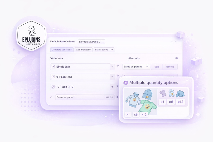 WooCommerce Stock Quantity Multiplier – plugin settings configuration panel