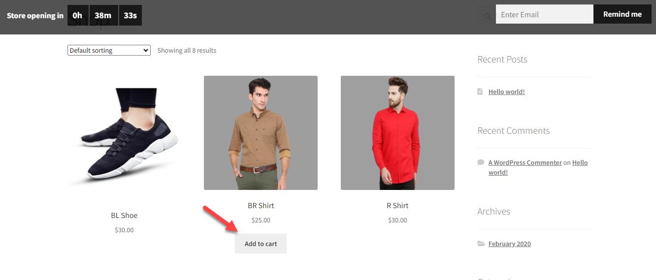 woocommerce open close store - Exclude products or categories