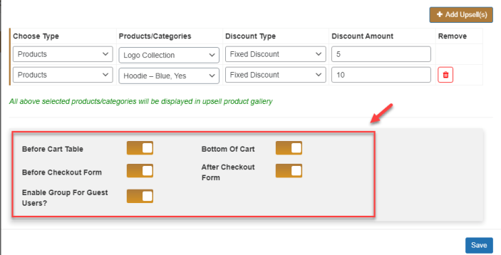 Upsell Funnel