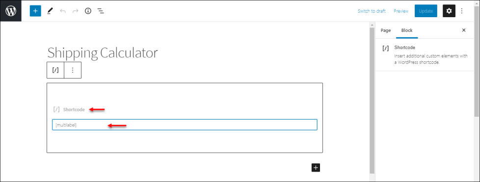 Adding-shortcode