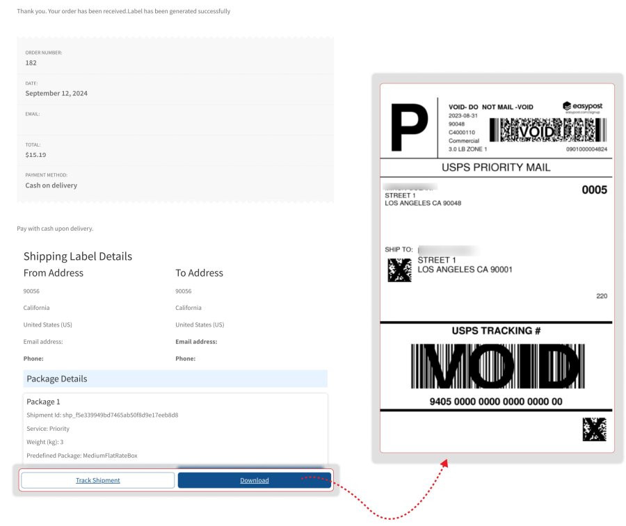 Generate Shipping Labels and Tracking Links