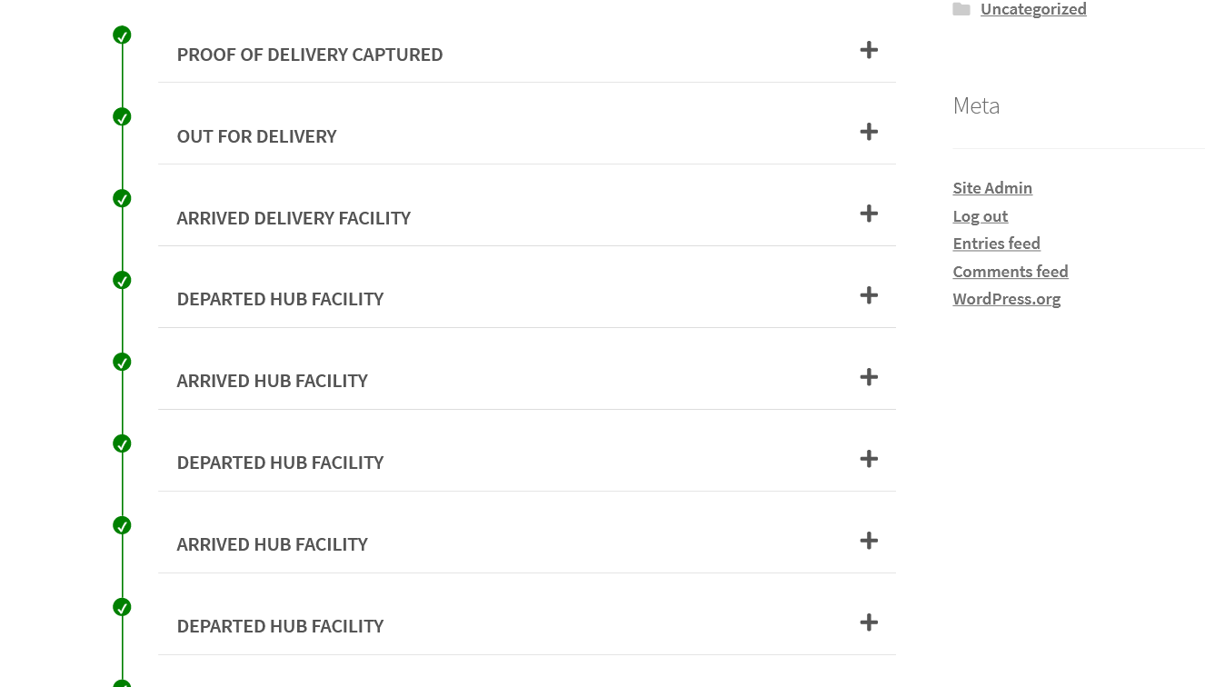 Smsa tracking