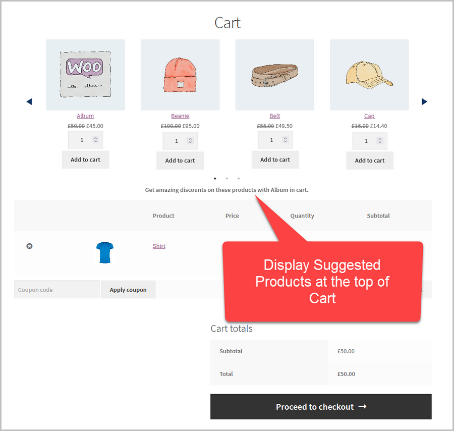 Entonnoir de vente incitative pour WooCommerce