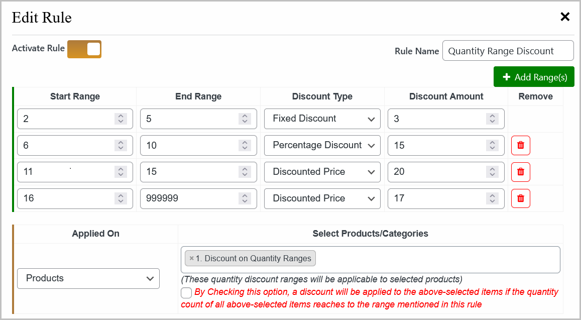 woocommerce quantity discounts and pricing