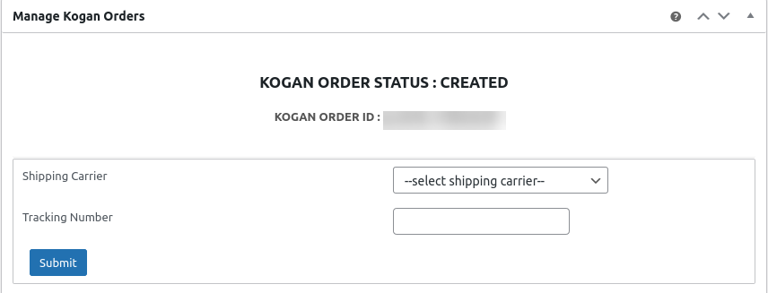 Kogan Order Status