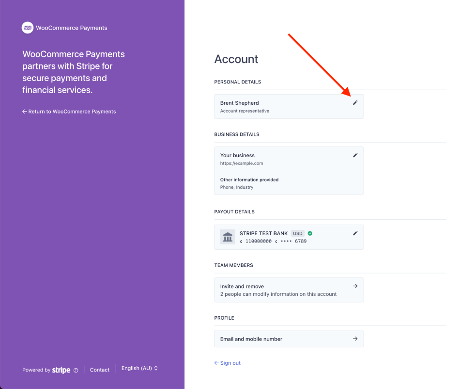 How Do I Update My Contact Details Such As Email Address Or Phone Number In Stripe Woocommerce