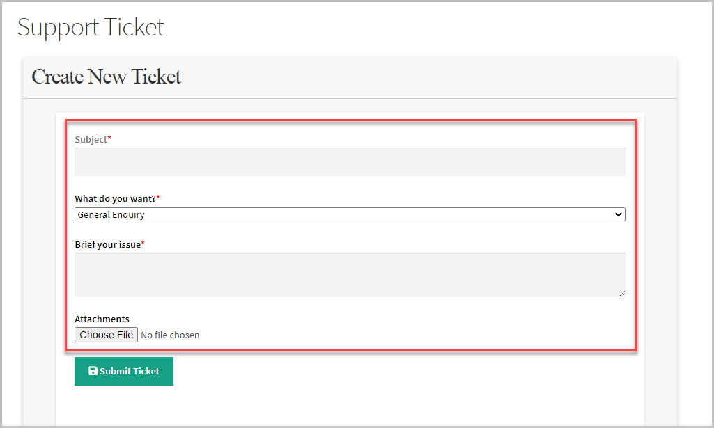 WooCommerce support ticket system