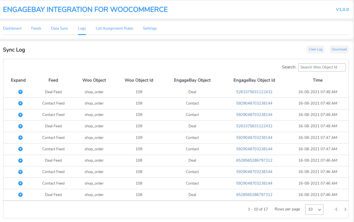 engagebay map Billing Address field