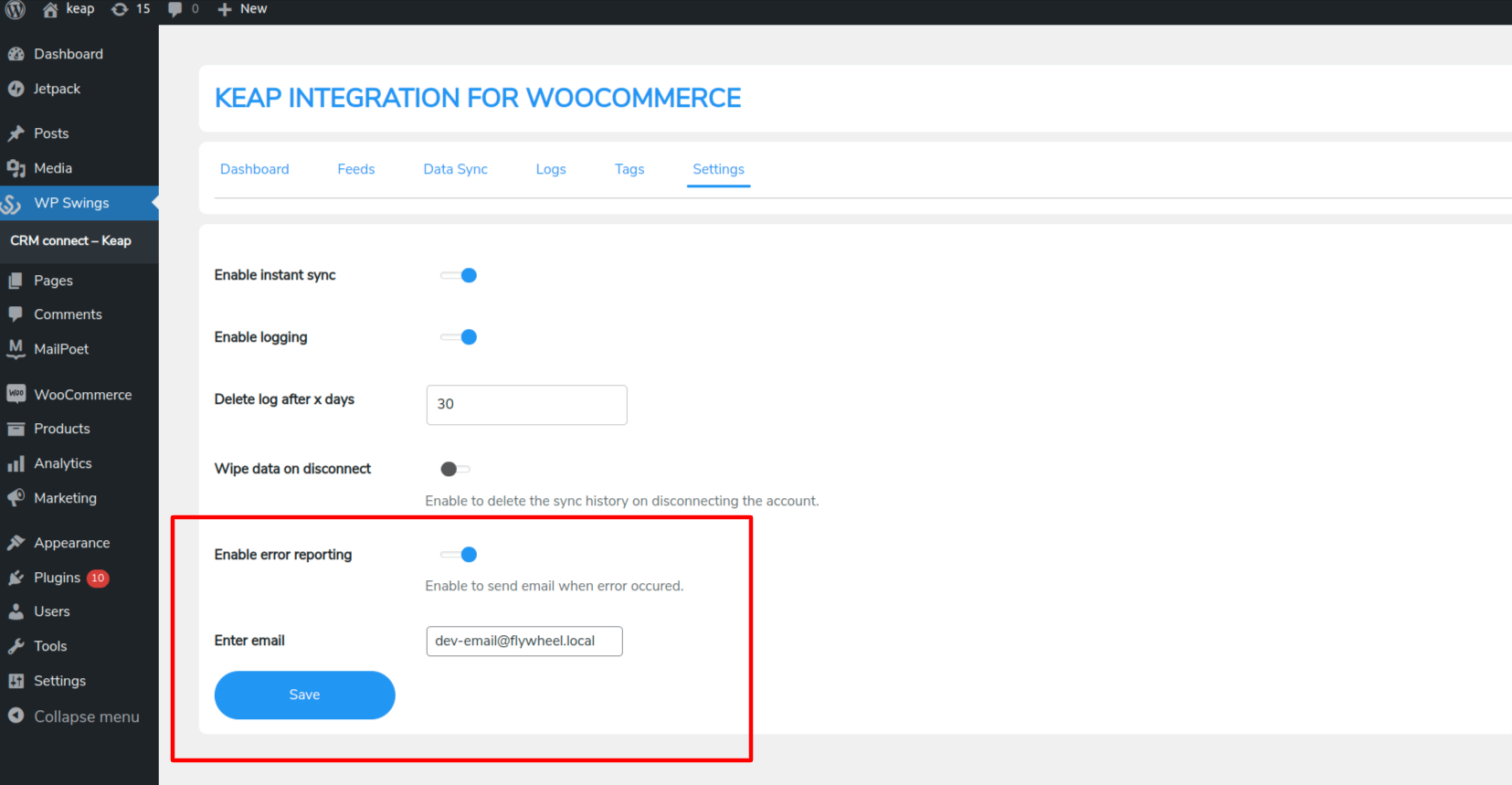 Keap Integration for WooCommerce | WP Swings