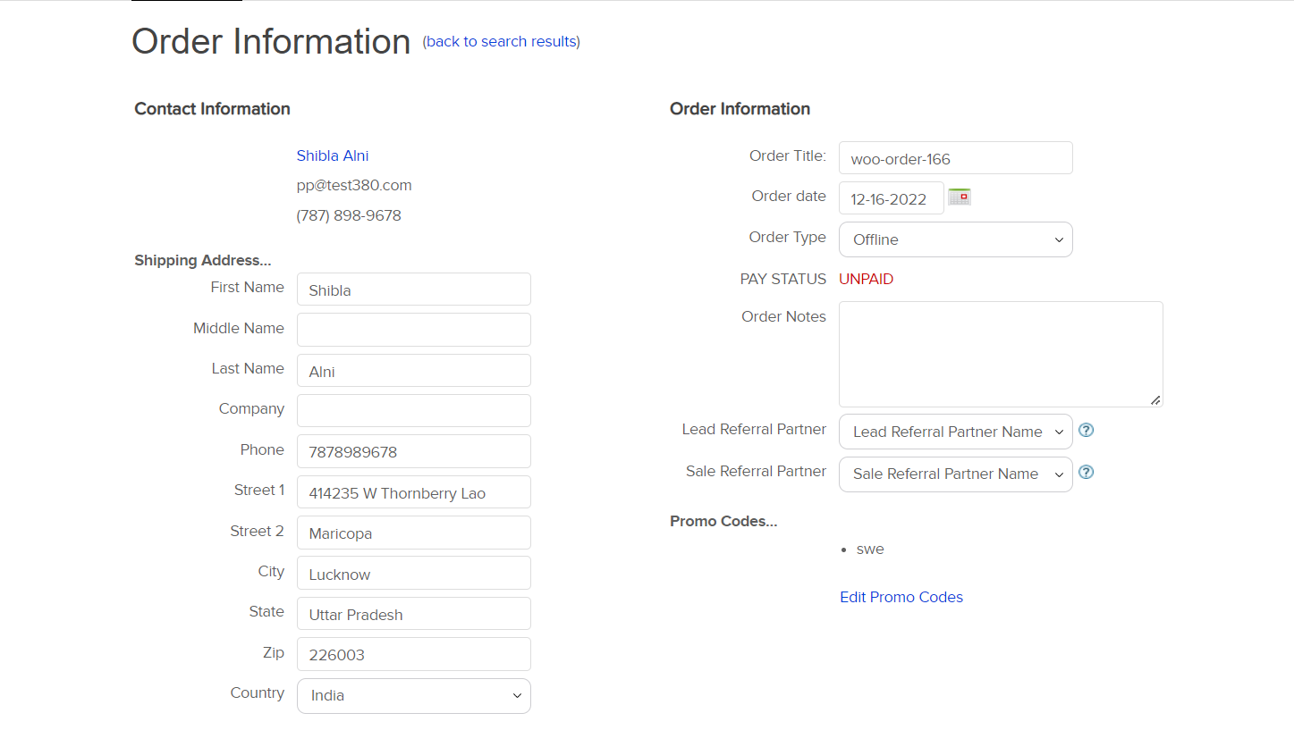 Keap Integration for WP Swings