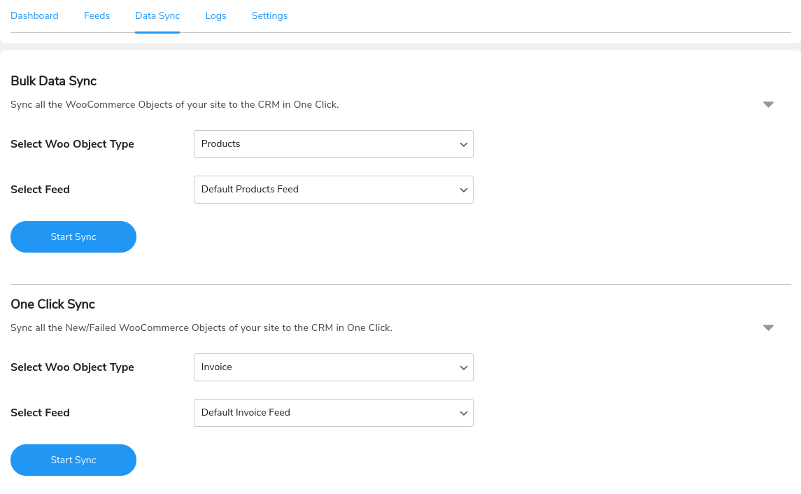 sync historical data