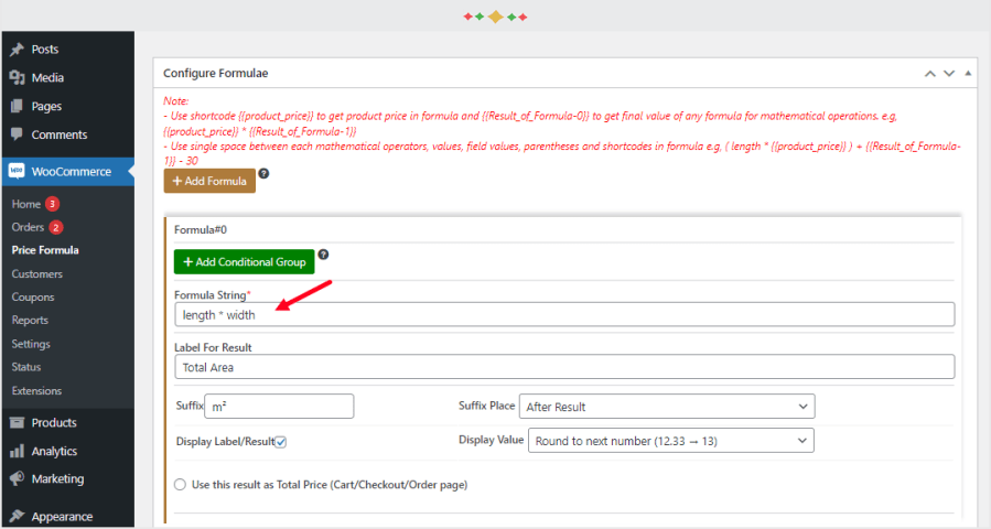 woocommerce measurement price calculator plugin