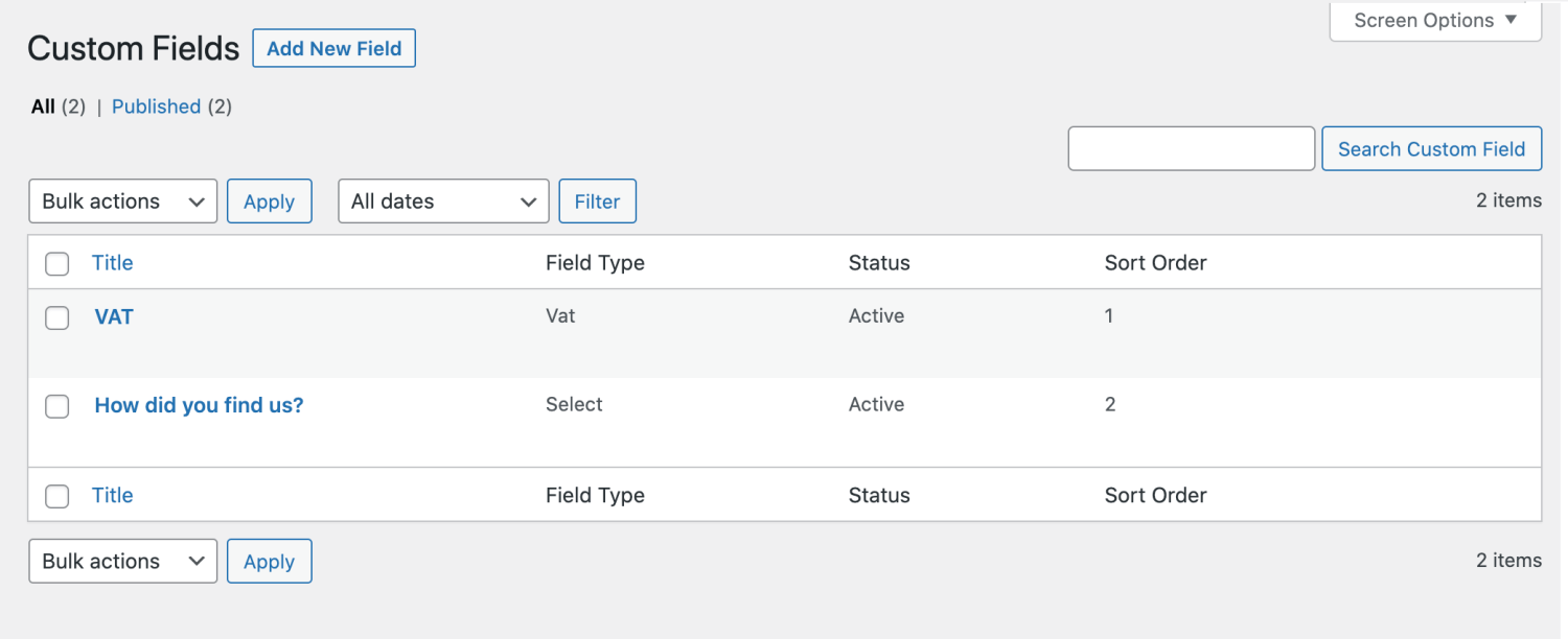 WooCommerce Custom Fields Extension | DOCS