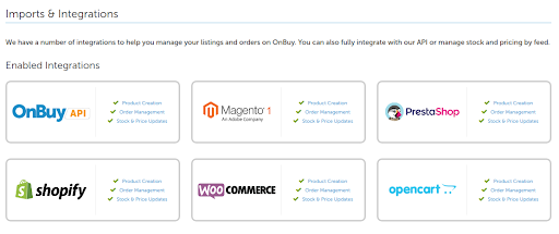 Onbuy Integration For WooCommerce