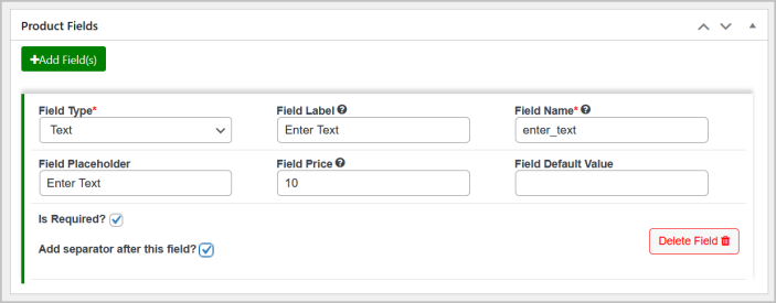 WooCommerce price calculator by formula