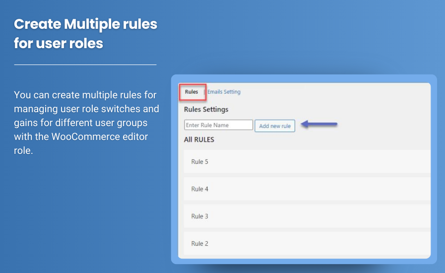 WooCommerce User Role Editor - Add, Assign, and Switch roles