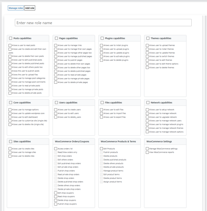 Add New User Roles to WooCommerce