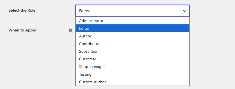 Assign Roles to New Users