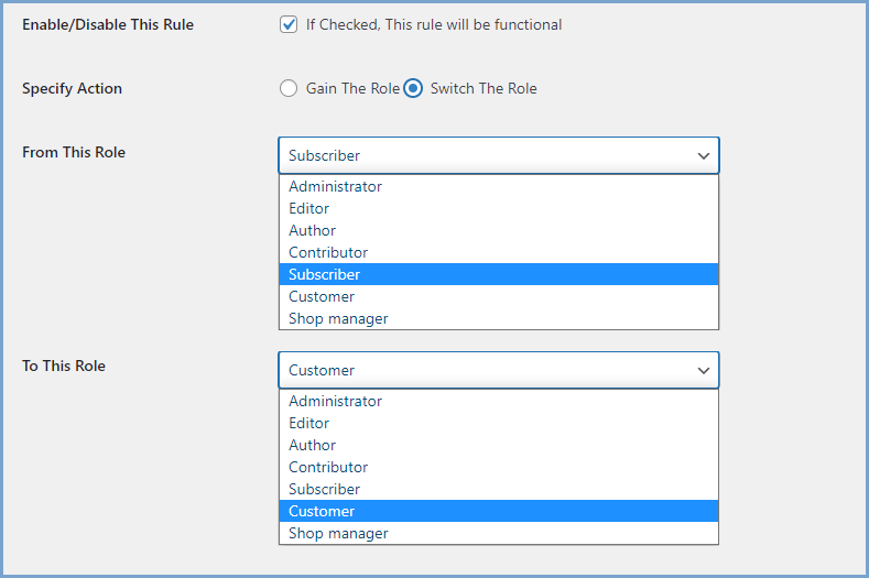 woocommerce user roles