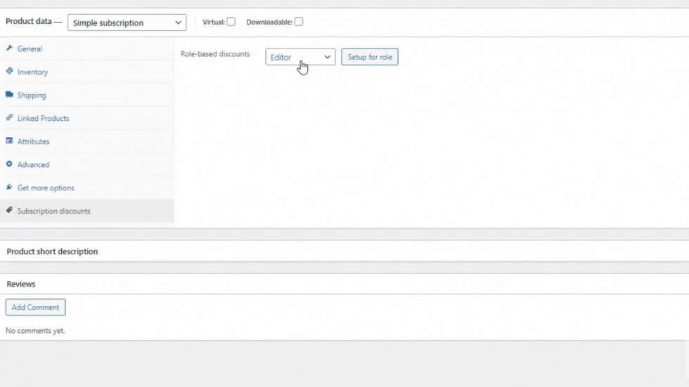 role based discounts woocommerce subscriptions