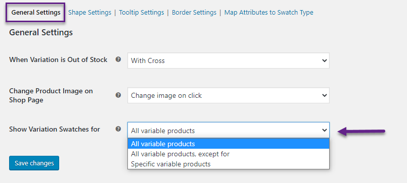 Variations as Radio Buttons for WooCommerce