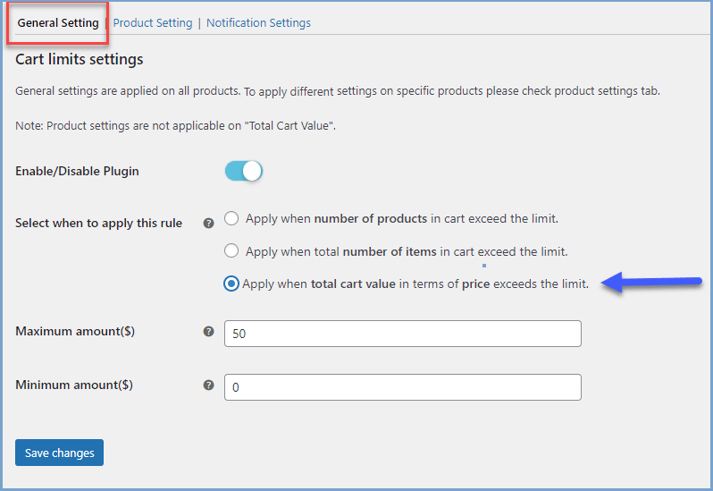 Cart Limits for WooCommerce