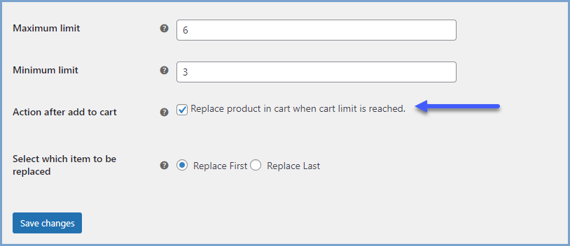 WooCommerce Cart Limit