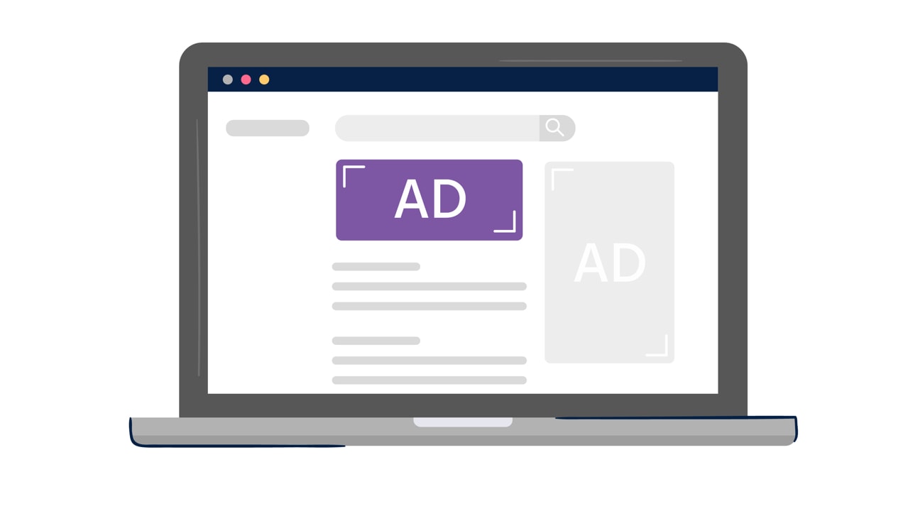 examples of ads on a website