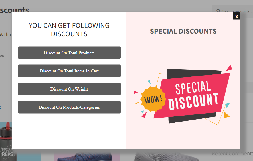 Personalize the Discount Popup