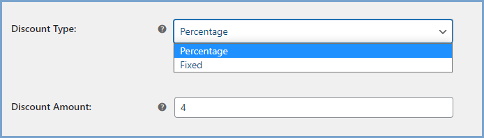 Offer Fixed or Percentage-Based Discounts