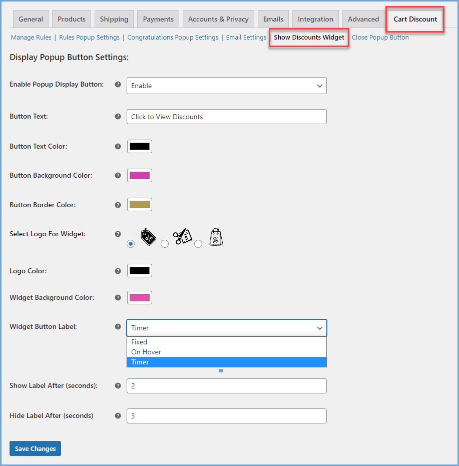 Warenkorbrabatte für WooCommerce