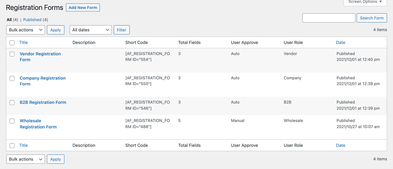 WooCommerce Registration Forms Builder - Multiple Signup Forms