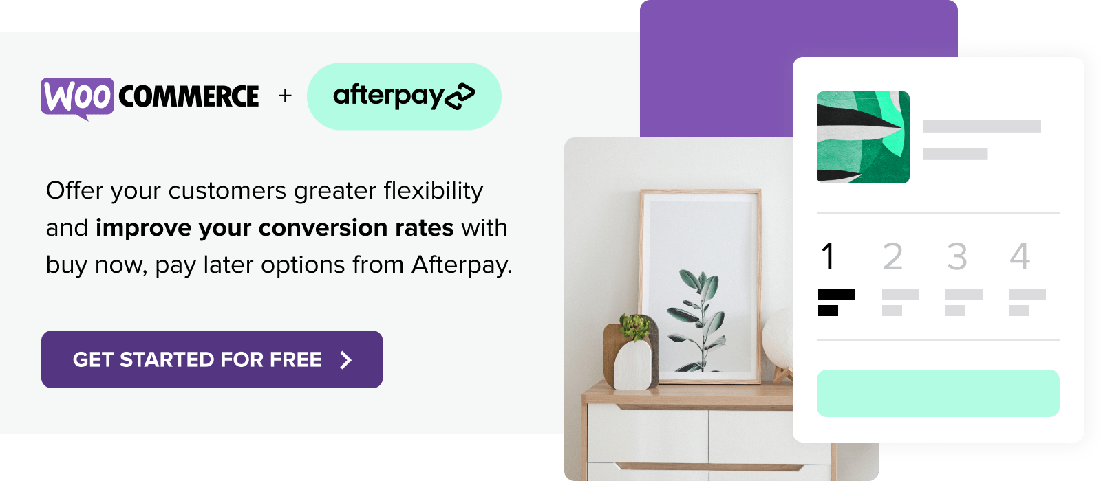 Offer buy now, pay later options with Afterpay